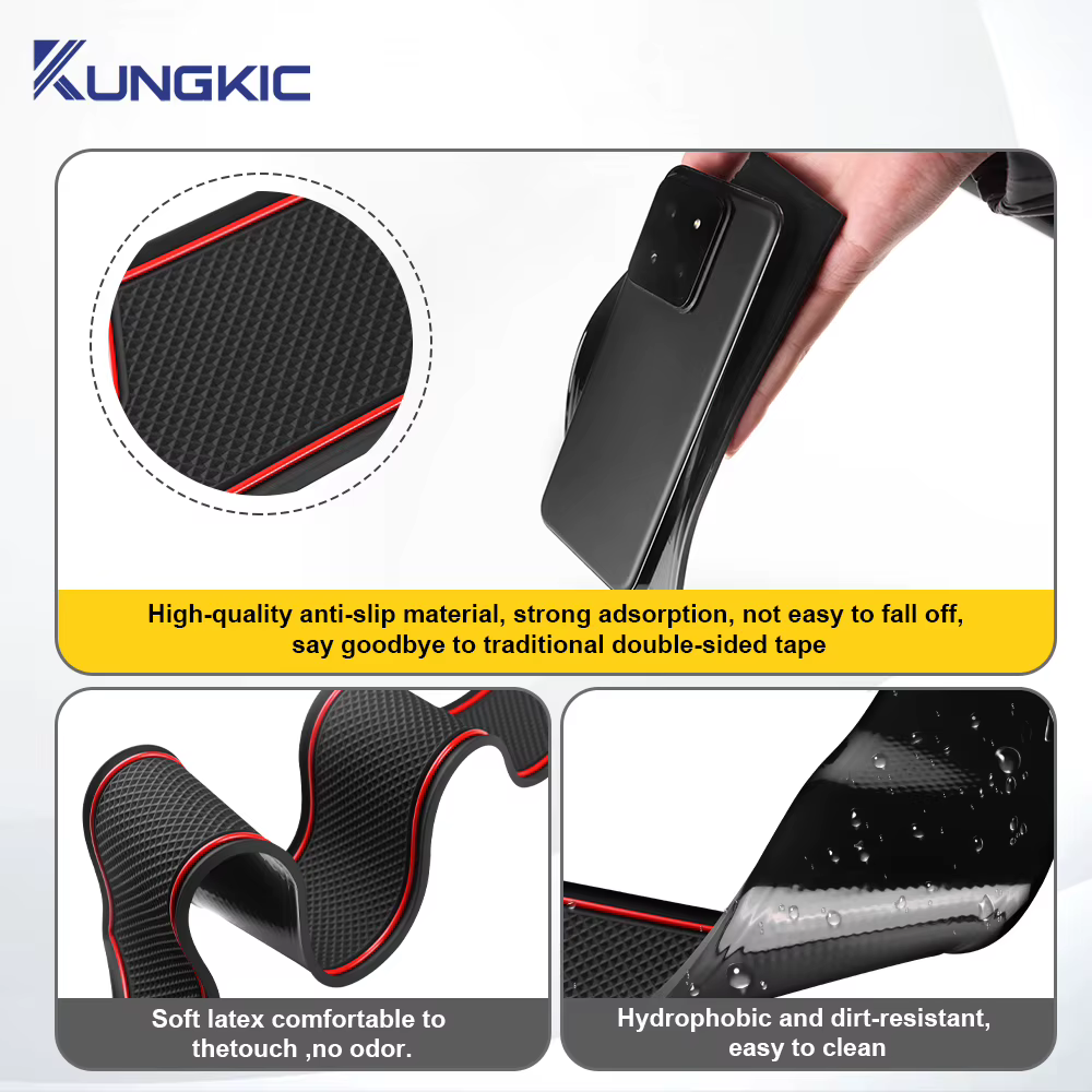 Pour Dacia Duster 3 2024 2025 2026 Tapis antidérapant pour rainures de porte de voiture, protections pour fentes de porte, accessoires intérieurs auto Dacia Duster 3