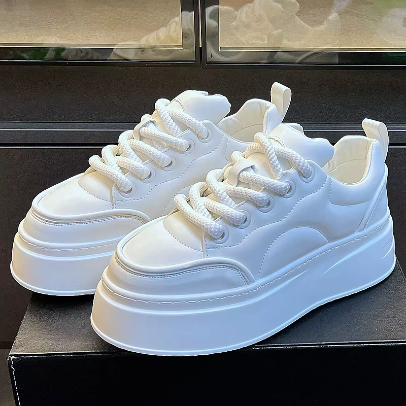 Chaussures décontractées respirantes à semelle épaisse pour hommes