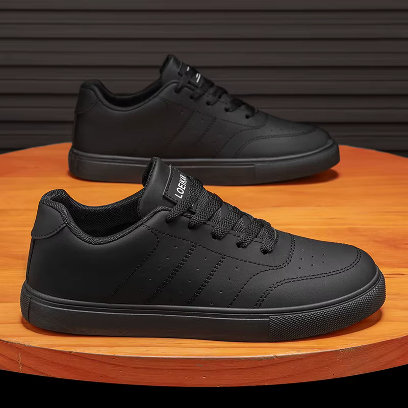 Sneakers classiques décontractées pour hommes | Chaussures de skate minimalistes à lacets