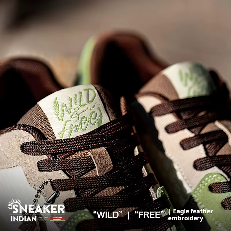 Sneakers plateforme rétro pour hommes