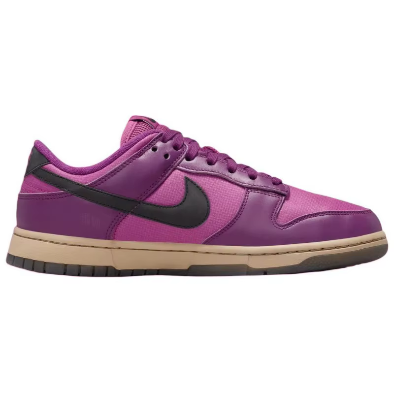 Chaussures de skate antidérapantes à semelle fine Nike Dunk Low roses pour femmes FZ2552-500