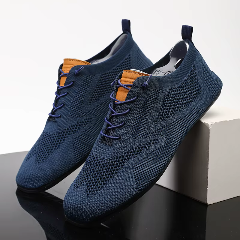Chaussures Plates en Maille pour Homme