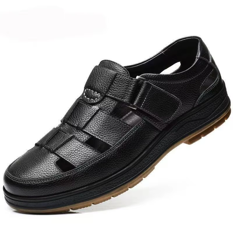 Chaussures d'été en cuir pour hommes