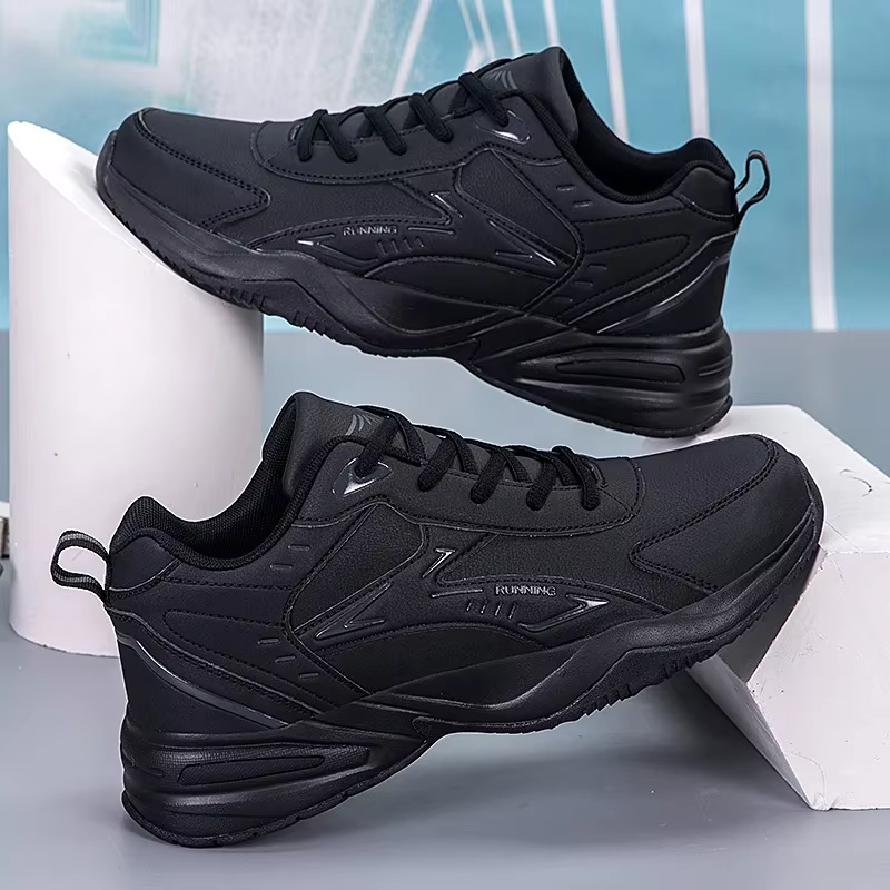 Baskets Chunky pour Hommes à Semelle Épaisse Polyvalentes Nouvelle Tendance 2026 Chaussures de Sport Décontractées Respirantes à Lacets en Maille avec Semelles Souples Améliorées