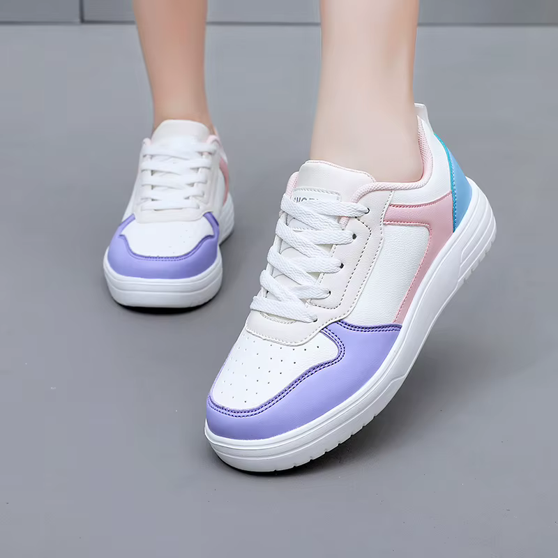 Chaussures de marche canisées respirantes pour femmes, baskets d'extérieur décontractées, mode féminine