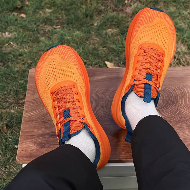 ELUVA chaussures larges anti-dérapant respirant chaussure de course confortable minimaliste pieds nus
