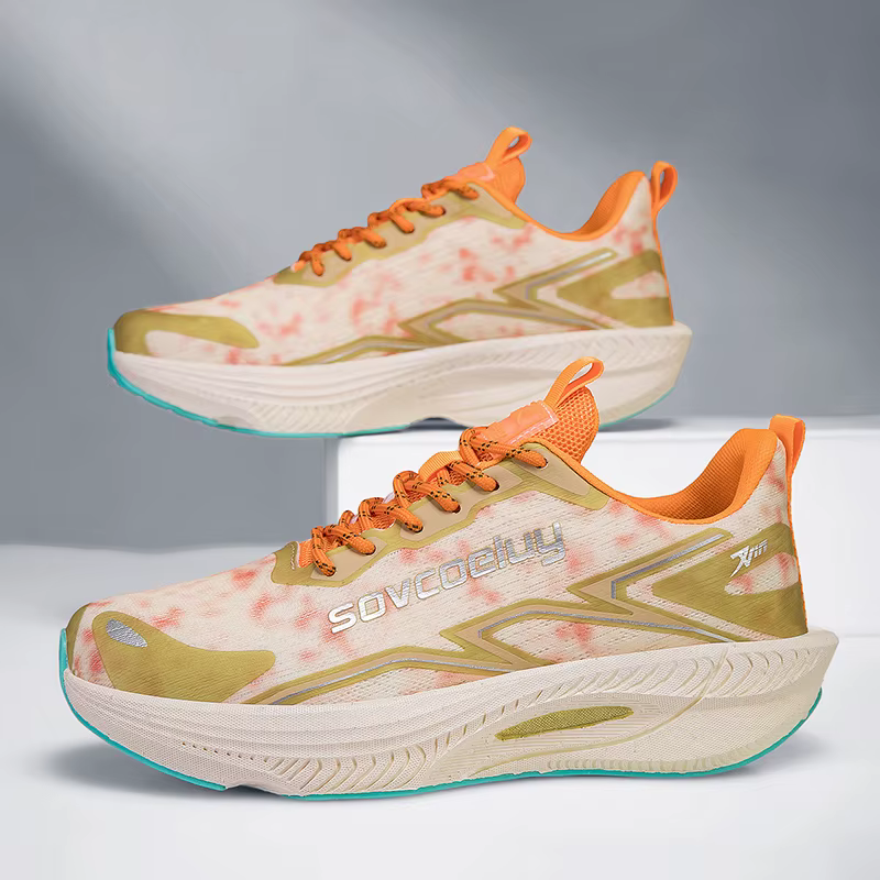 Chaussures de course Marathon avec plaque en carbone