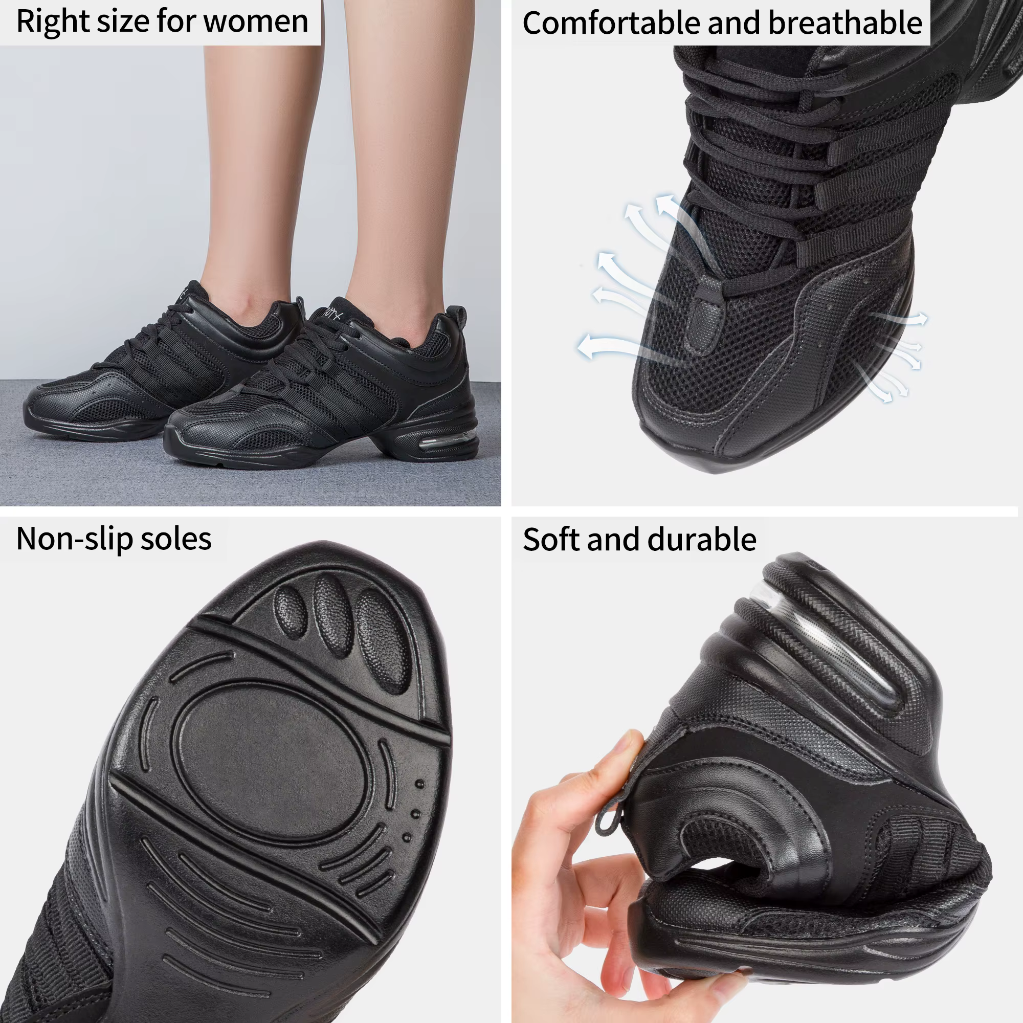 Ociadans-Chaussures de danse à l'offre elles souples pour femmes