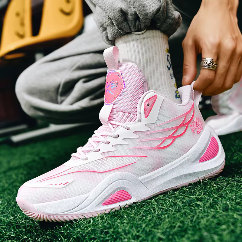 Chaussures de basket-ball pour hommes et femmes, baskets athlétiques unisexes pour l'extérieur, respirantes, légères, antidérapantes, de haute qualité