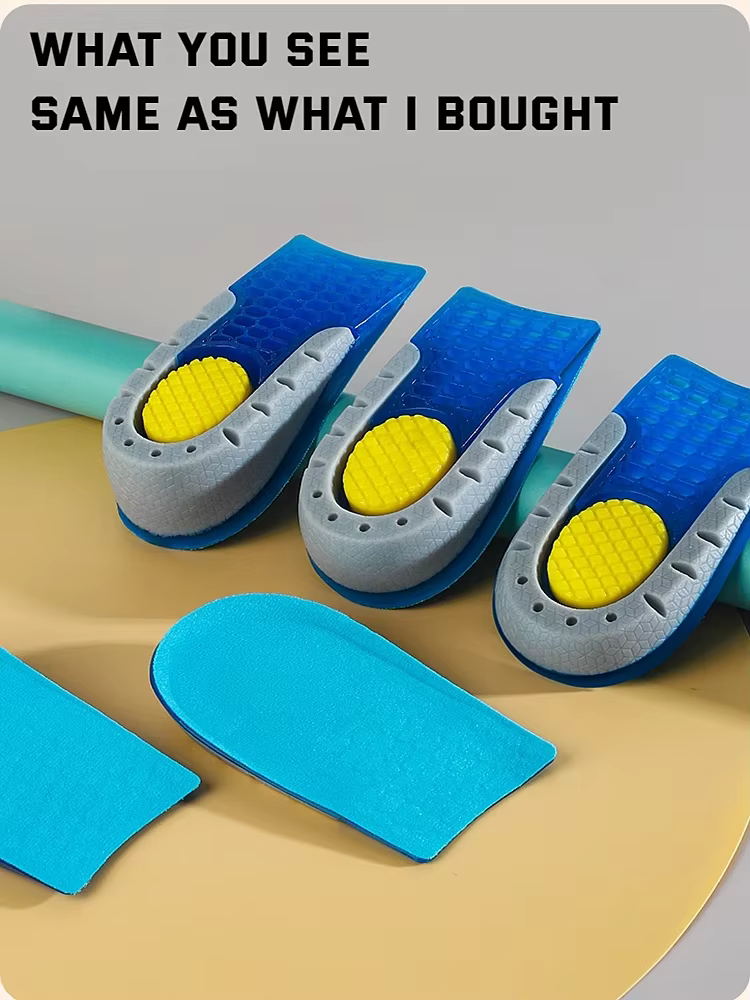 1 paire de semelles intérieures de chaussures en Gel pour pieds