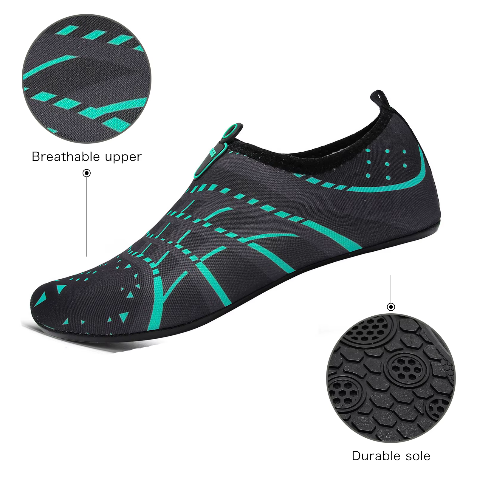 Chaussures d'eau unisexes pour hommes et femmes