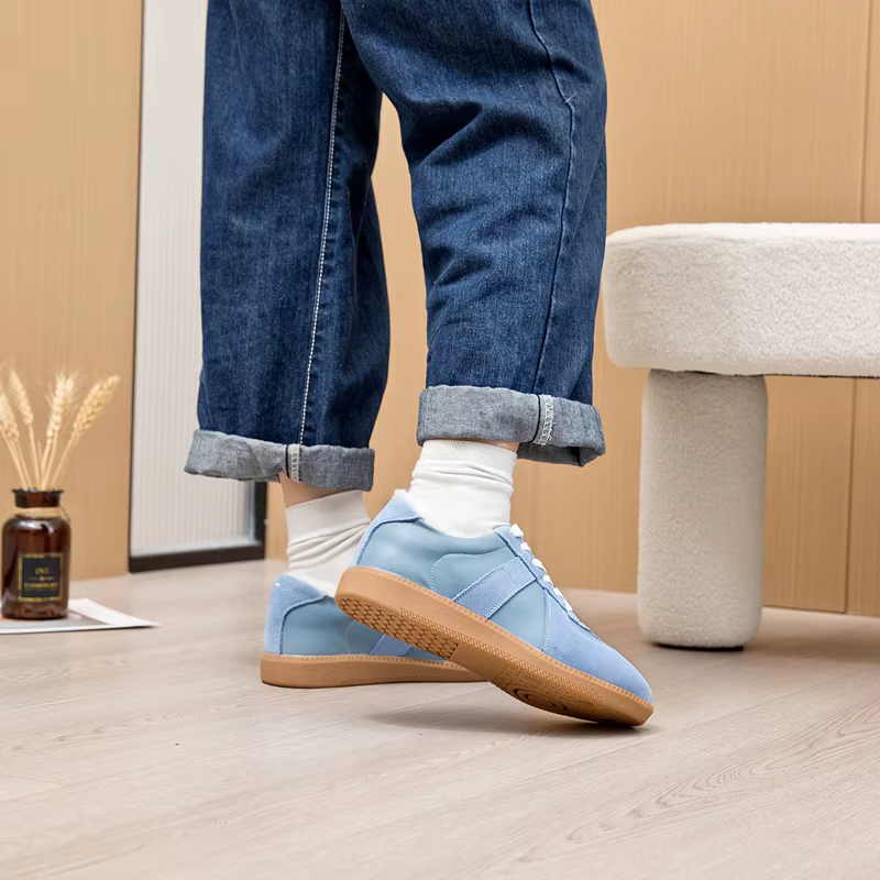Baskets d'hiver femmes en cuir véritable