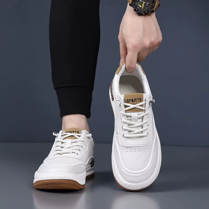 Chaussures décontractées en cuir pour hommes
