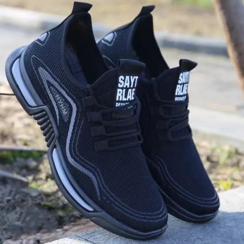 Hommes chaussures sans lacet mode baskets mâle Sport