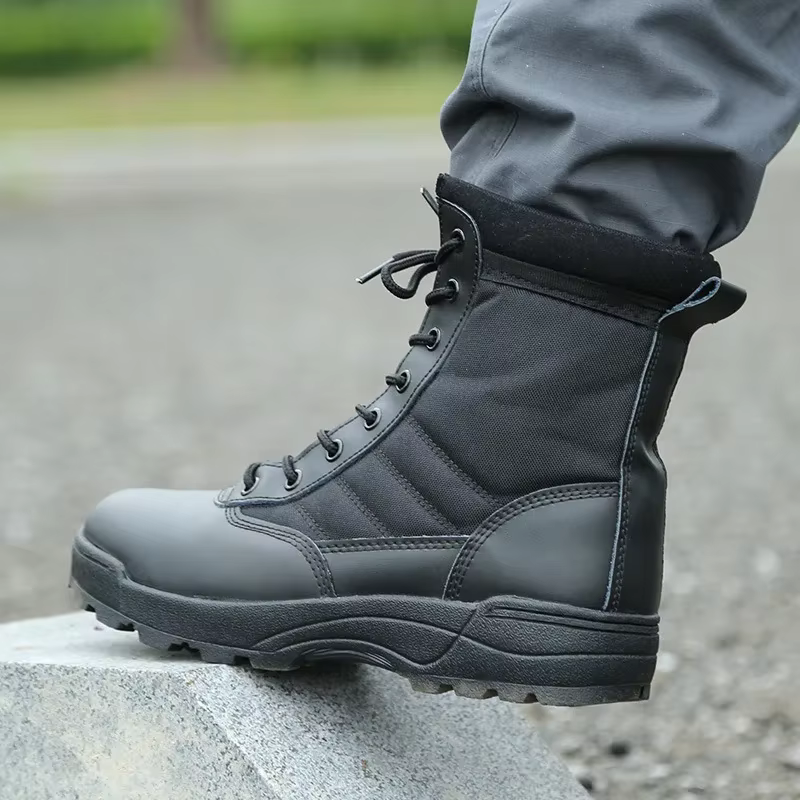 Nouvelles bottes tactiques hommes Sneaker bottes Force spéciale désert Combat bottes en plein air randonnée bottes cheville chaussures hommes travail chaussures de sécurité