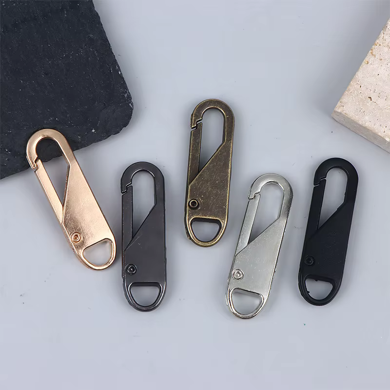 Accessoires pour sacs et vestes : 5/10/20 pièces d'extenseurs de cordon de fermeture éclair ; tirettes métalliques