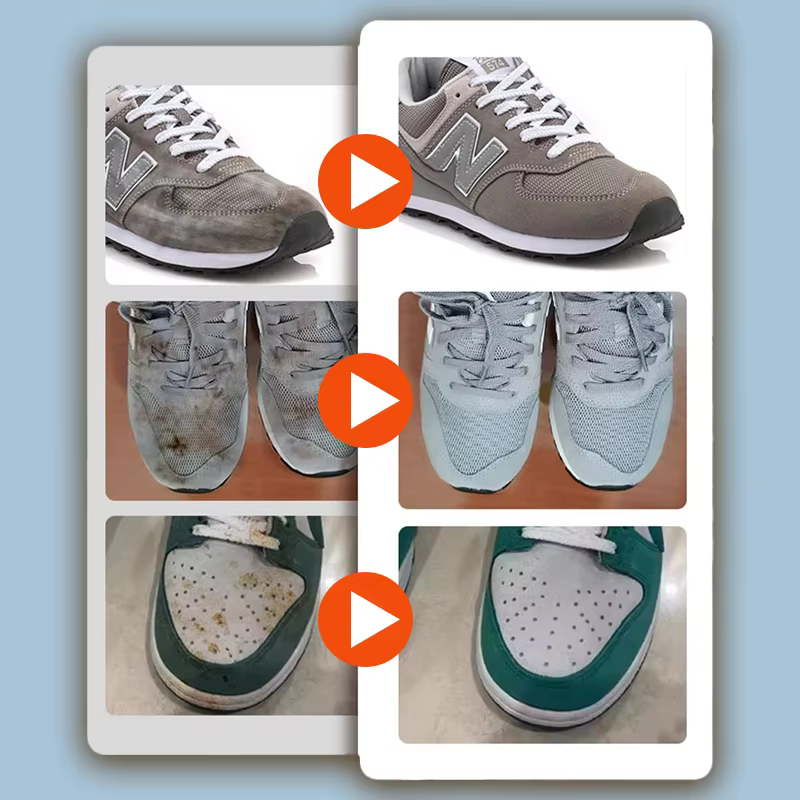 Farienne 100ML – Nettoyant Magique Multi-Usages pour Chaussures Blanches et Baskets – Élimination des Taches et Réparation du Jaunissement