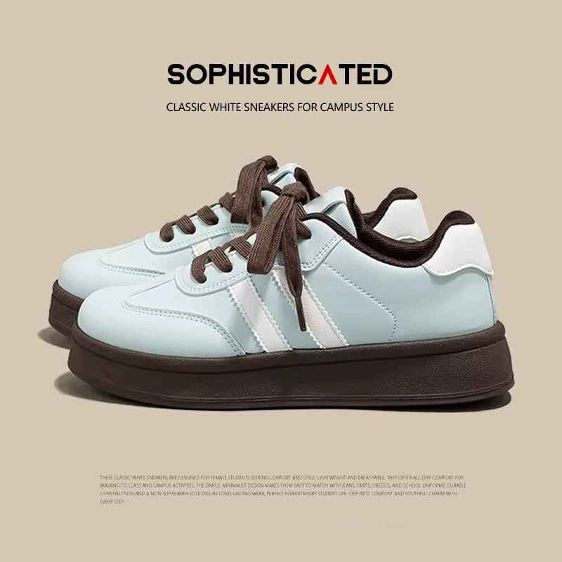 Chaussures décontractées noires Dequn pour femmes