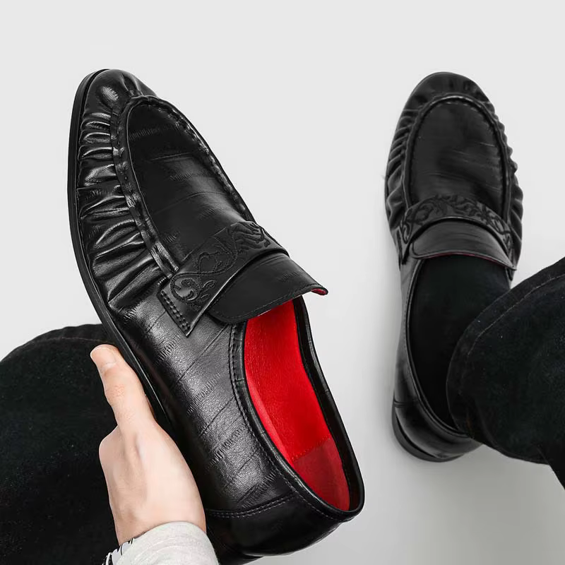 Chaussures Derby Noires pour Hommes – Style Décontracté et Professionnel