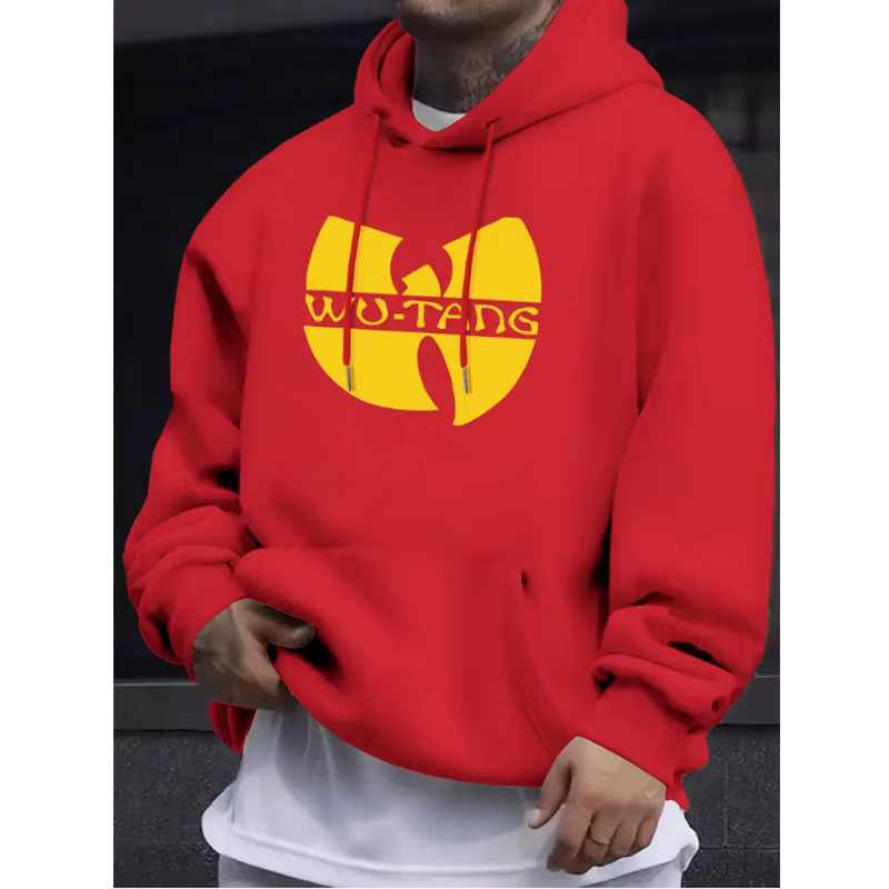 Sweat-shirt à capuche avec logo Wu-Tang imprimé