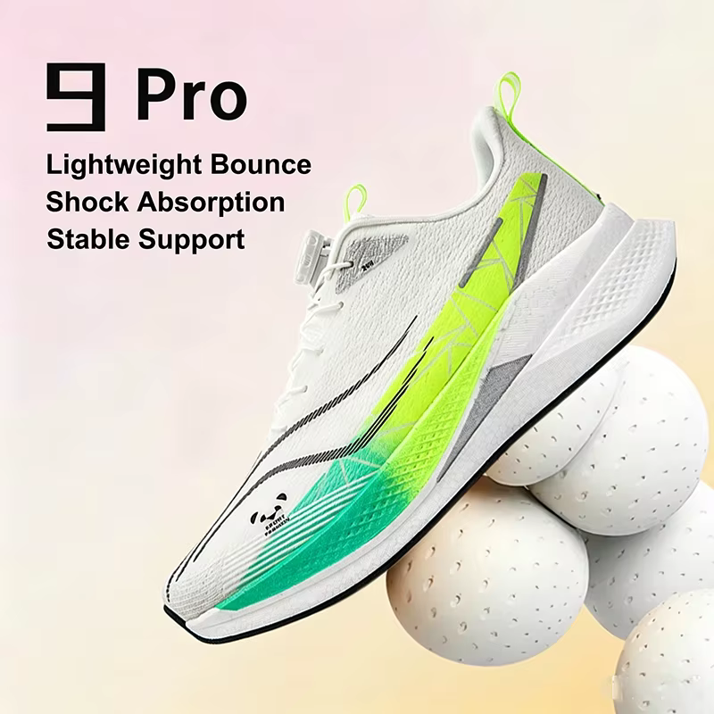 Chaussures de course à semelle en carbone, ultra légères, respirantes, en maille, pour l'entraînement quotidien, absorbant les chocs, pour hommes et femmes, pour le jogging