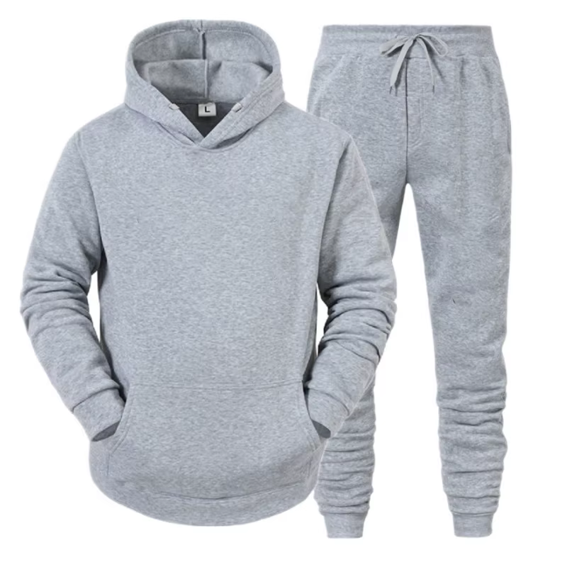 Hommes vêtements de sport pull costume sweats à capuche + pantalons