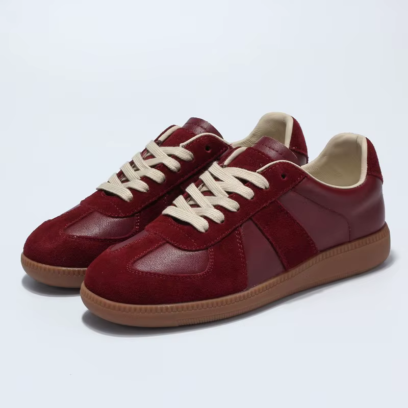 DIMANYU Baskets Femme Printemps 2026 Nouveauté Cuir Véritable Antidérapantes Bout Rond Chaussures