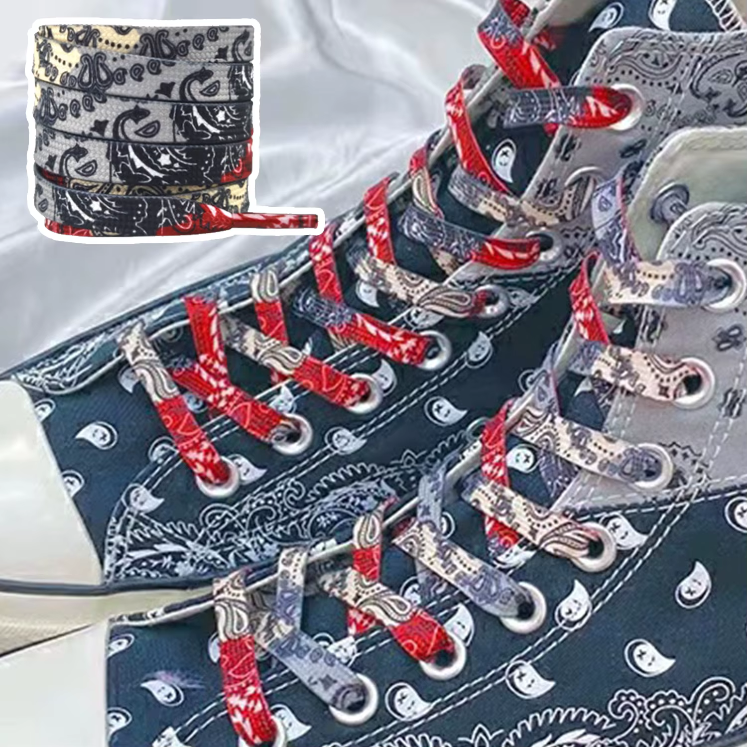 Lacets de chaussures plates pour hommes et femmes