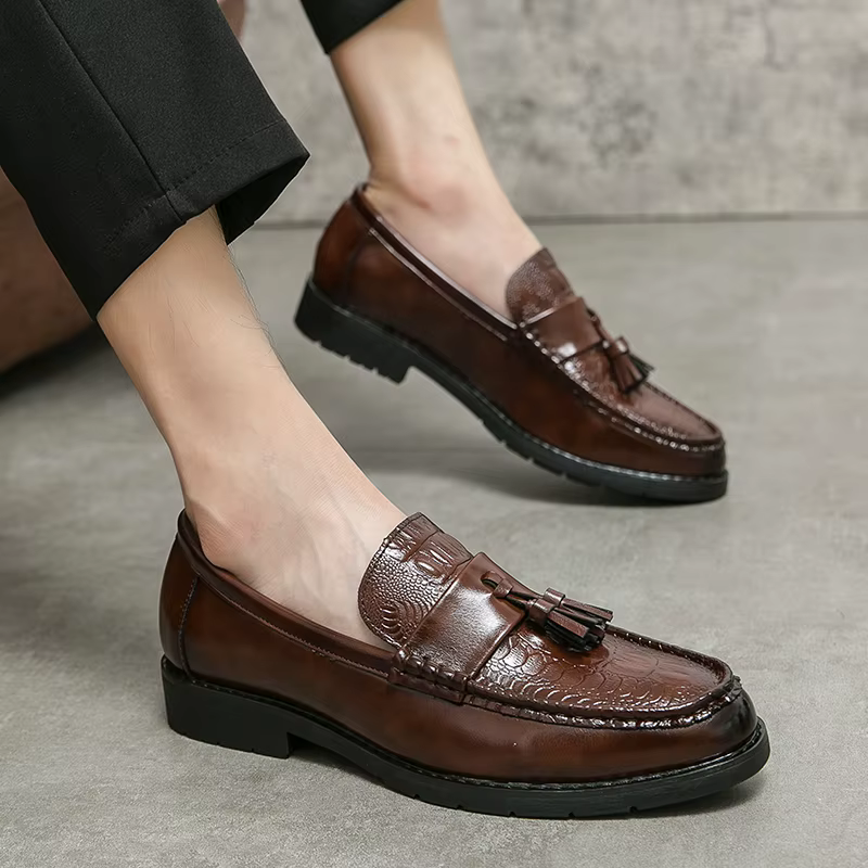 Chaussures de mariage en cuir pour hommes