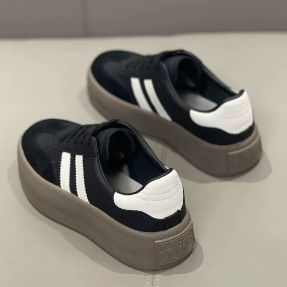 Chaussures de sport décontractées à semelle épaisse pour femme