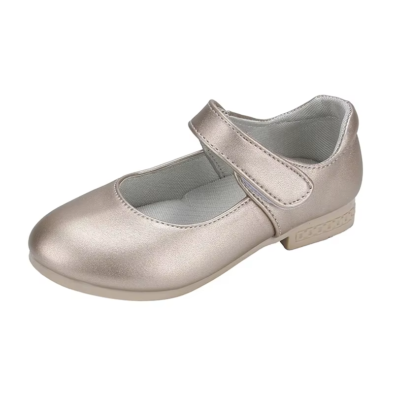 Filles princesse chaussures en cuir PU polyvalent décontracté semelle souple respirant enfants