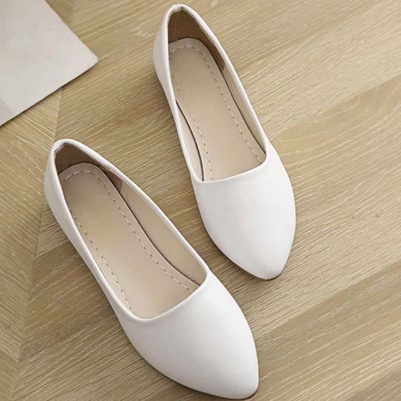 Chaussures Décontractées à Bout Jolie tu et Semelle Plate Souple, Nouvelle Collection pour Femme