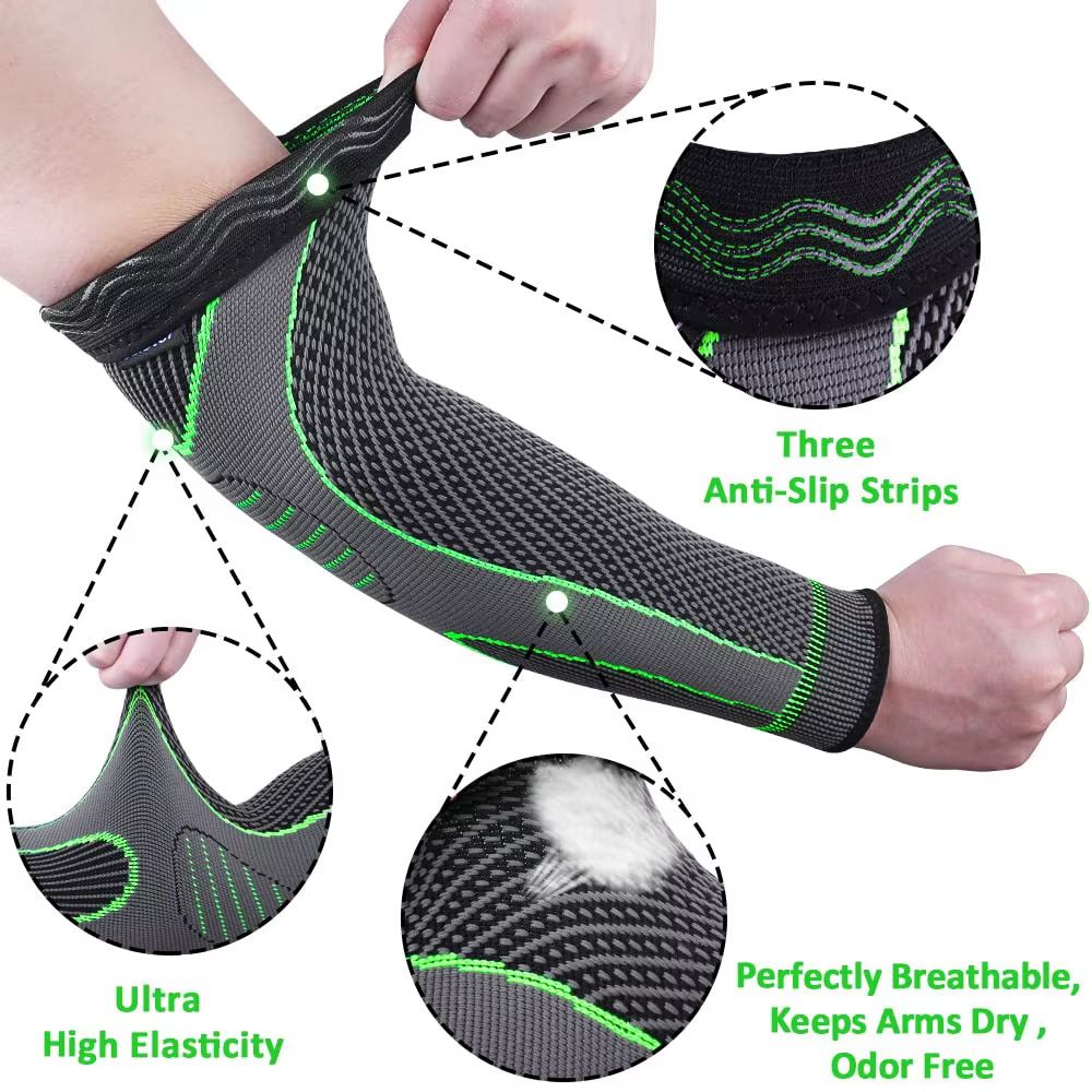 Manchons de Compression de bras de sport, Support de coude antidérapant pour jeunes adultes, cyclisme, basket-ball, Football, volley-ball, Baseball, Tennis, Golf