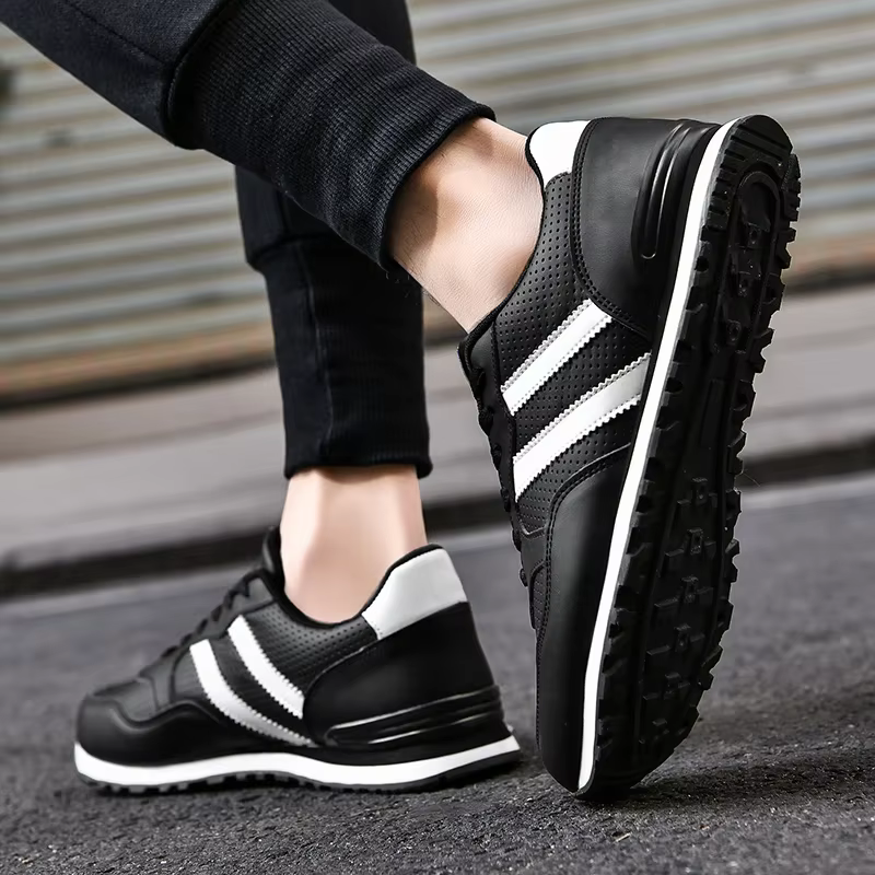 Chaussures de course en caoutchouc coordonnantes pour hommes