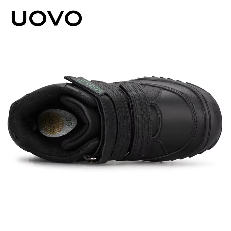 UOVO nouveauté chaussures d'école mi-mollet garçons randonnée mode Sport en plein air enfants espadrilles décontractées taille # 26-36