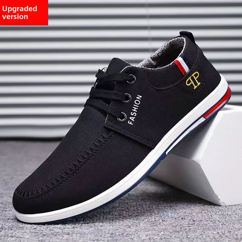 Chaussures en toile pour homme style coréen Beijing Old Man – Anti-odeur