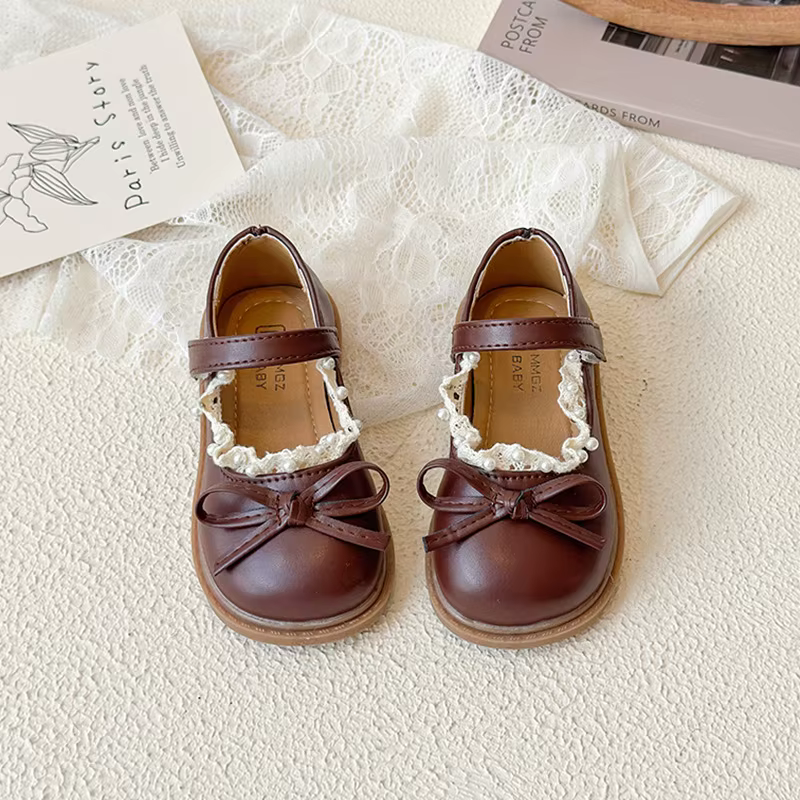 2025 printemps automne nouveaux enfants chaussures décontractées pour les filles mode Style coréen semelle souple
