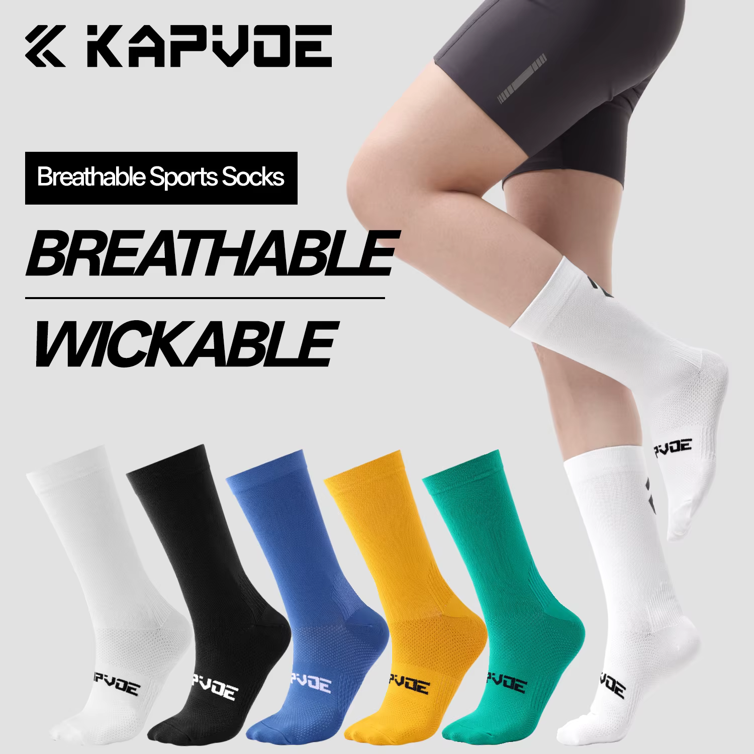 Chaussettes de cyclisme Kapvoe 2026
