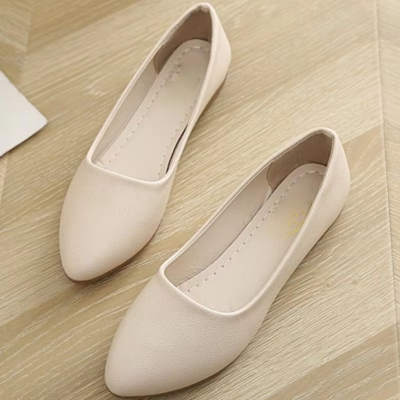 Chaussures Décontractées à Bout Jolie tu et Semelle Plate Souple, Nouvelle Collection pour Femme