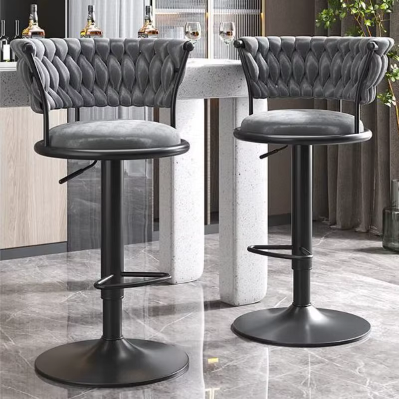 Chaise de Bar moderne simple, tabouret de levage surélevé, tabouret de bar haut pour la maison, chaise de bar pour page de caisse