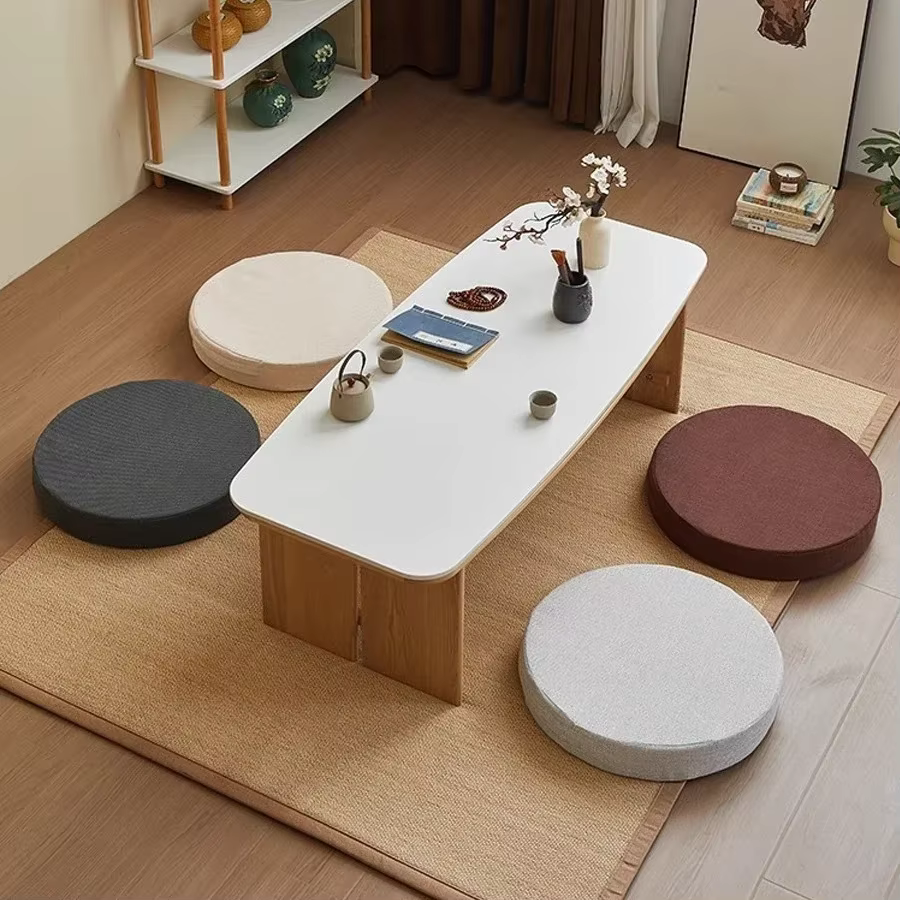 Chaise Tatami de style japonais, lit de chambre, coussin de siège pour la détente, chaise pliante portable pour baie vitrée, canapé paresseux, chaise sans pieds avec dossier