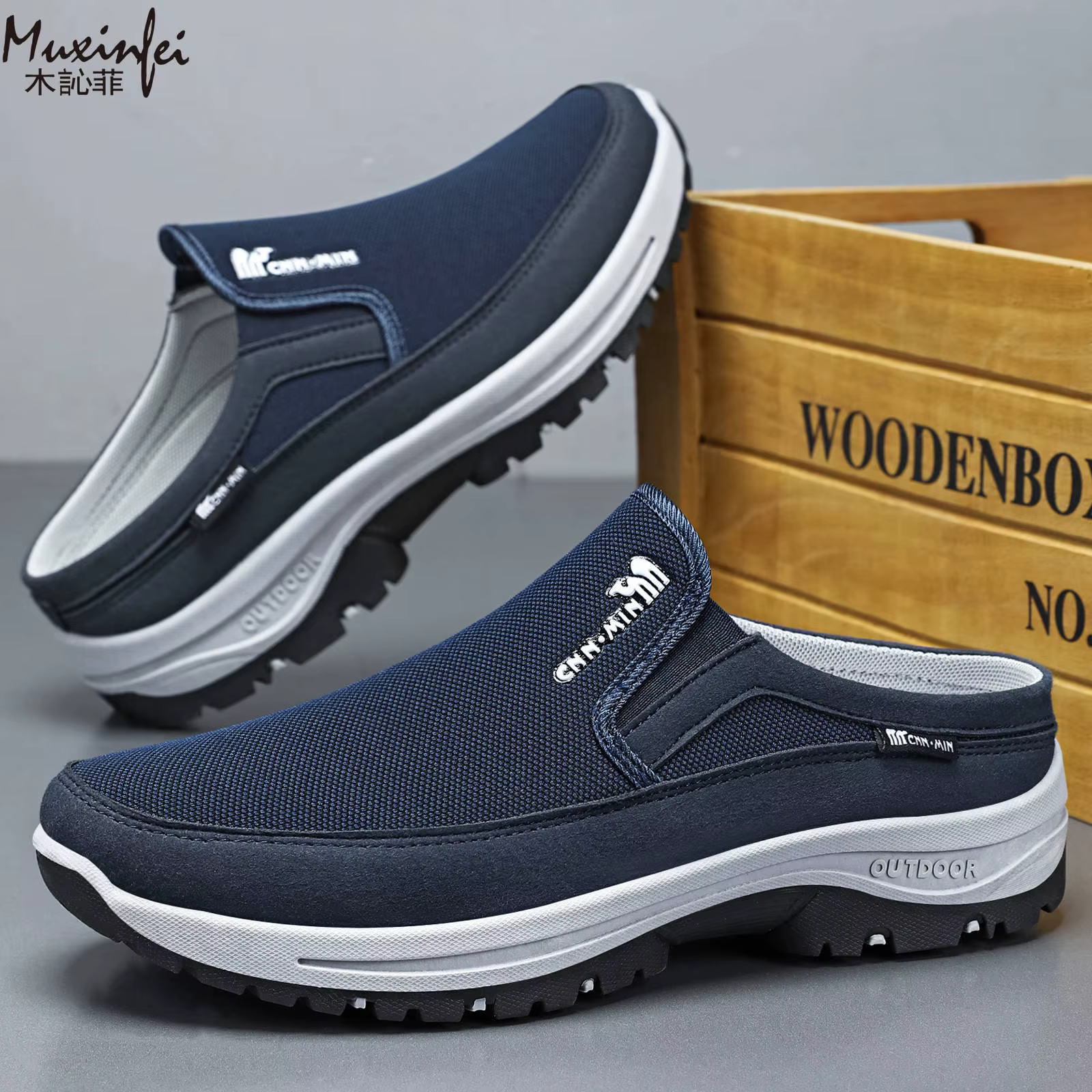 Chaussures pour hommes Printemps 2026 Nouveauté Polyvalentes Décontractées Mi-montantes Confortables
