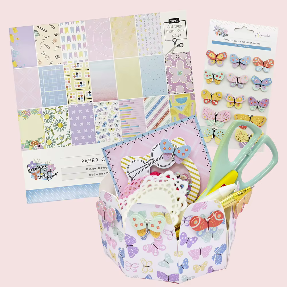 Kit de fournitures de scrapbooking Creative Path Value Pack, ensemble de matériaux d'artisanat, accessoires de journalisation, décoration de cartes, boîte surprise