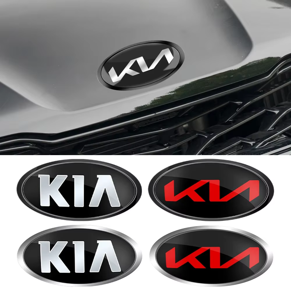 Emblème KIA KN, autocollant pour capot avant et coffre arrière, accessoires pour KIA Sportage Ceed Sorento Cerato Optima Picanto Rio Soul