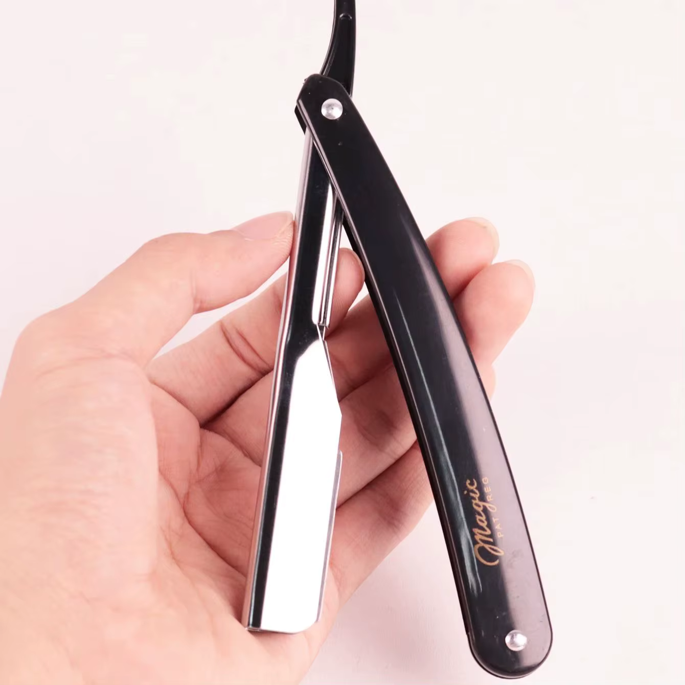Ensemble d'outils de coiffure - rasoir, peigne avec rasoir, peigne à double face, outils de coiffure, spécialement conçus pour les perruques en cheveux naturels