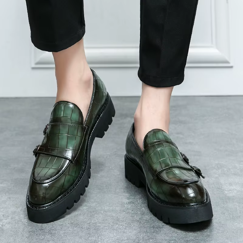 Mocassins à plateforme pour hommes