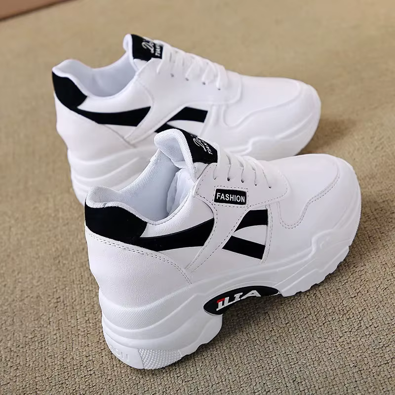 Baskets femmes plate-forme augmentation intérieure chaussures femme