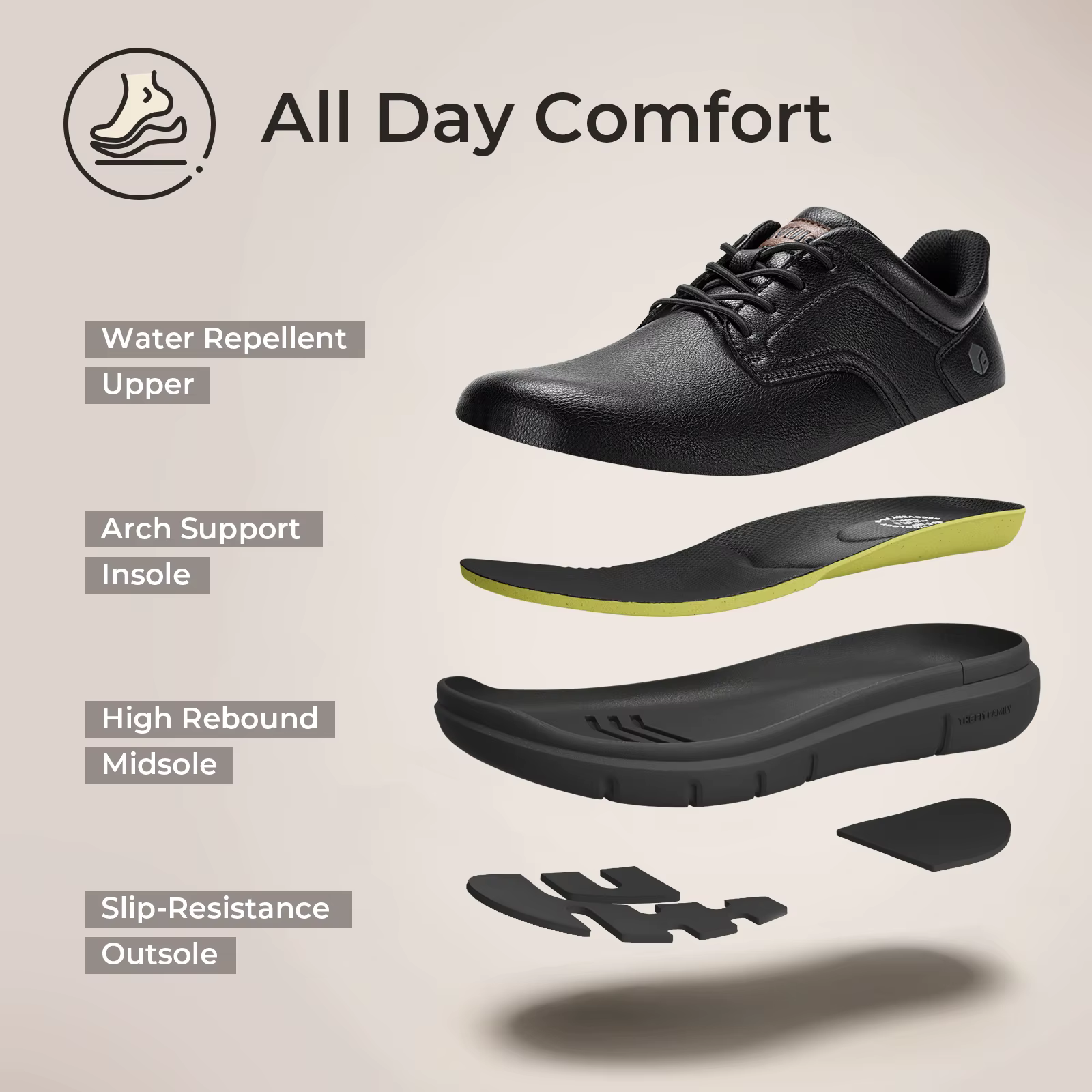 Fitville chaussures pour hommes
