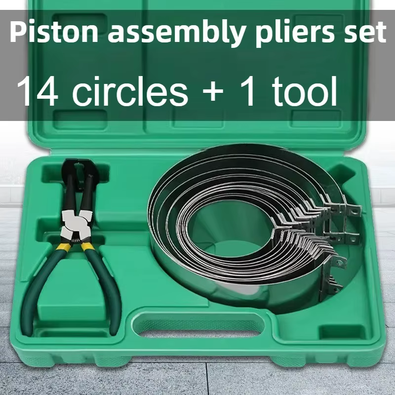 Kit d'outils universels pour l'entretien des segments de piston 62-145 mm, avec compresseur et pinces pour compresseur