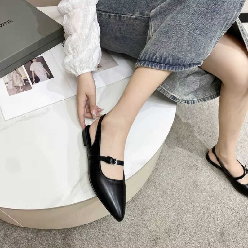 2025 offre spéciale chaussures femme bout fermé sandales pour femmes robe quotidienne